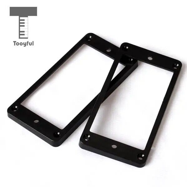 Black Guitar Flat Humbucker Pickup Rings For Washburn,Rogue,Ibanez,Fender,ESP