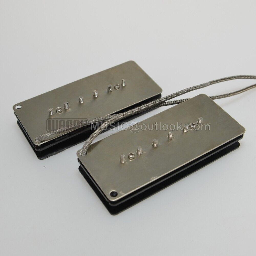 Alnico 5 Cream Guitar Soapbar Pickups Set For Fender Jazzmaster
