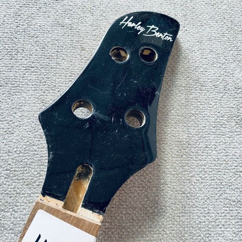 Harley Benton Maple 4 String Bass Neck, 24 Frets Rosewood Fingerboard