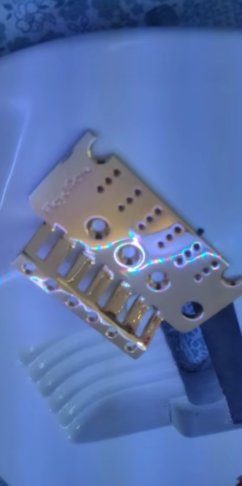 Gold Floyd Rose Guitar Bridge Tremolo Base Plate