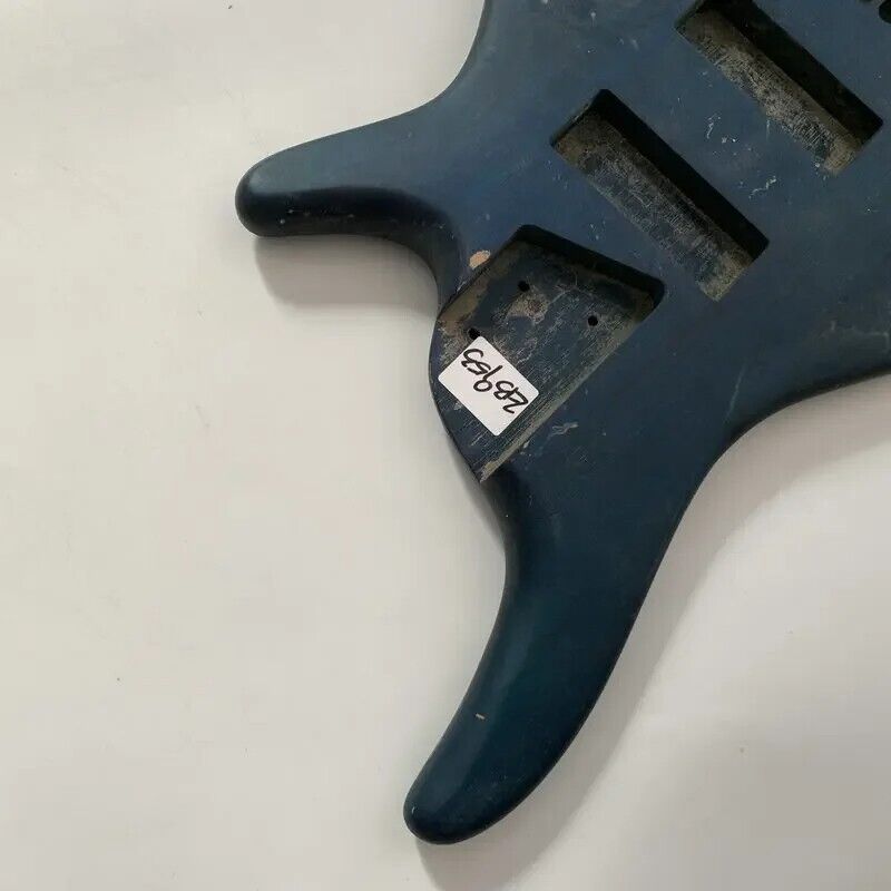 Blue 5 String Electric Bass Solid Basswood Body DIY Project