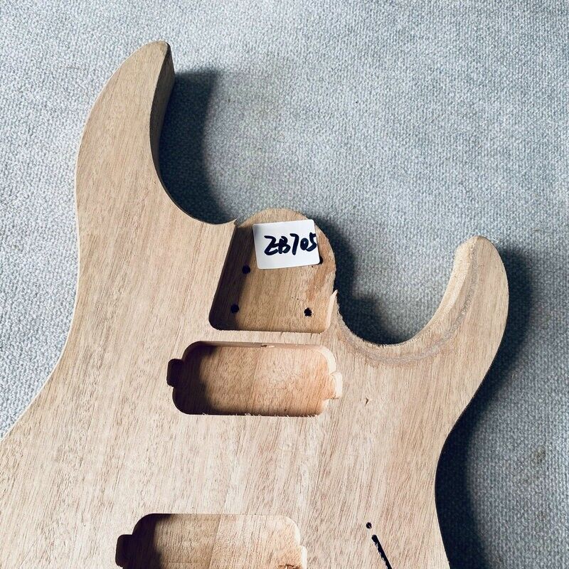 7 String Multi Scales Guitar Unfinished Mahogany Body