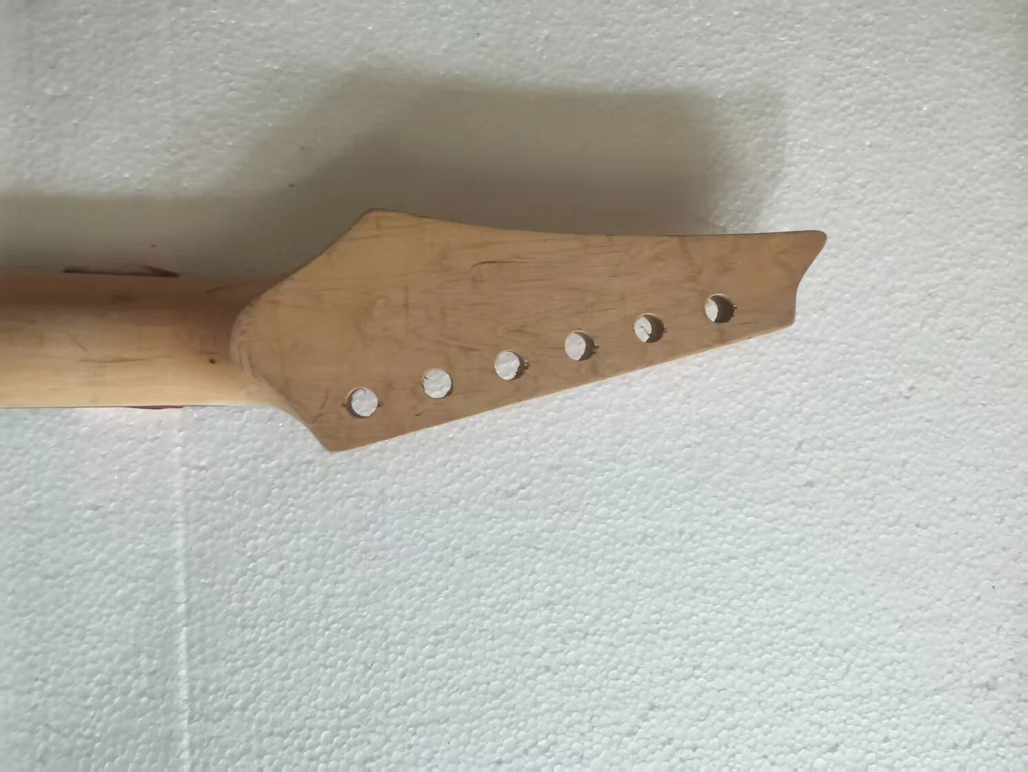 Red HSH Guitar DIY Project Body with Maple Neck, Rosewood Fingerboard