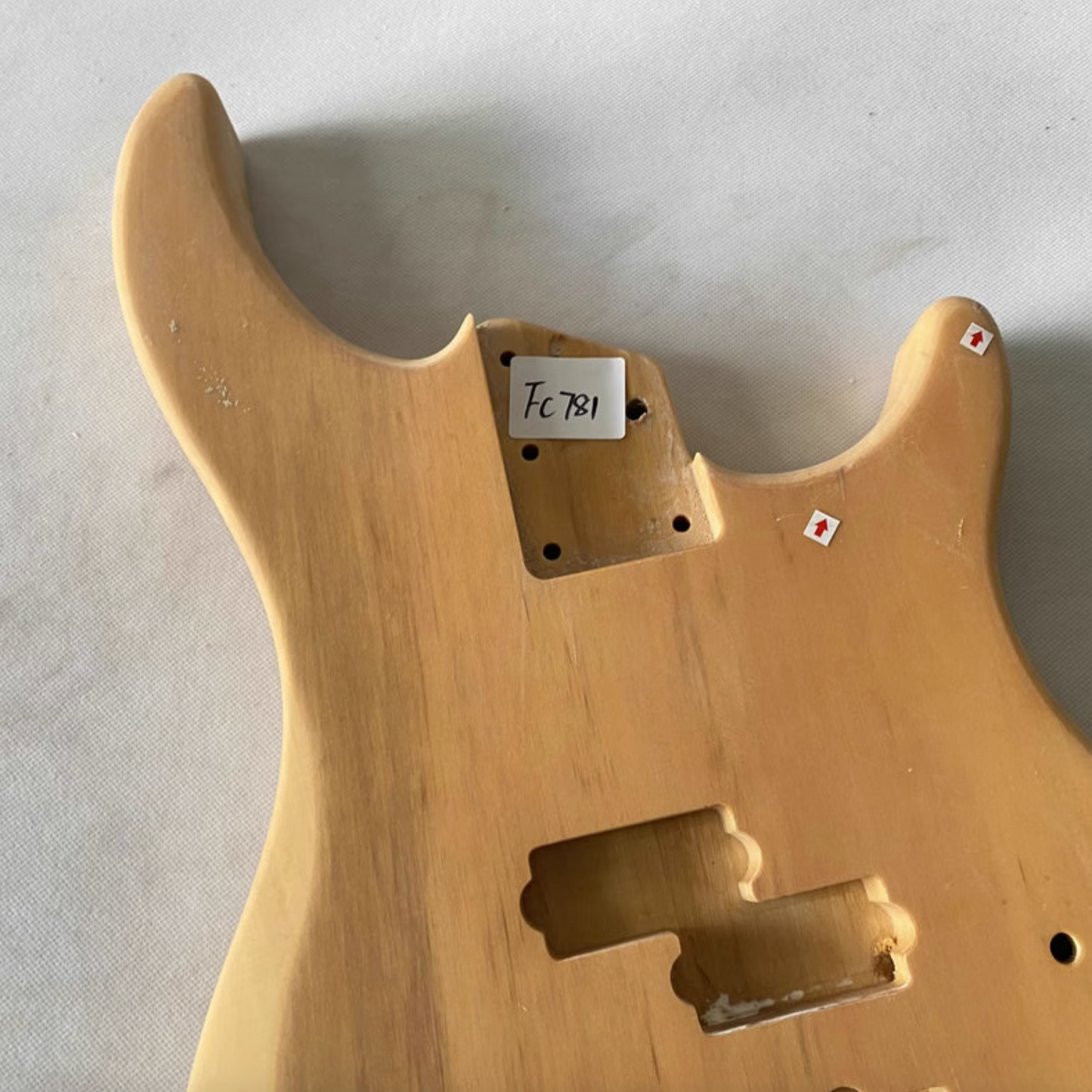 Basswood 4 String Electric Bass Body DIY Project