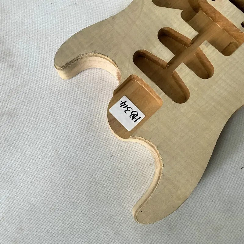 HSS Tiger Maple Top Guitar Basswood Body Fit Stratocaster Strat