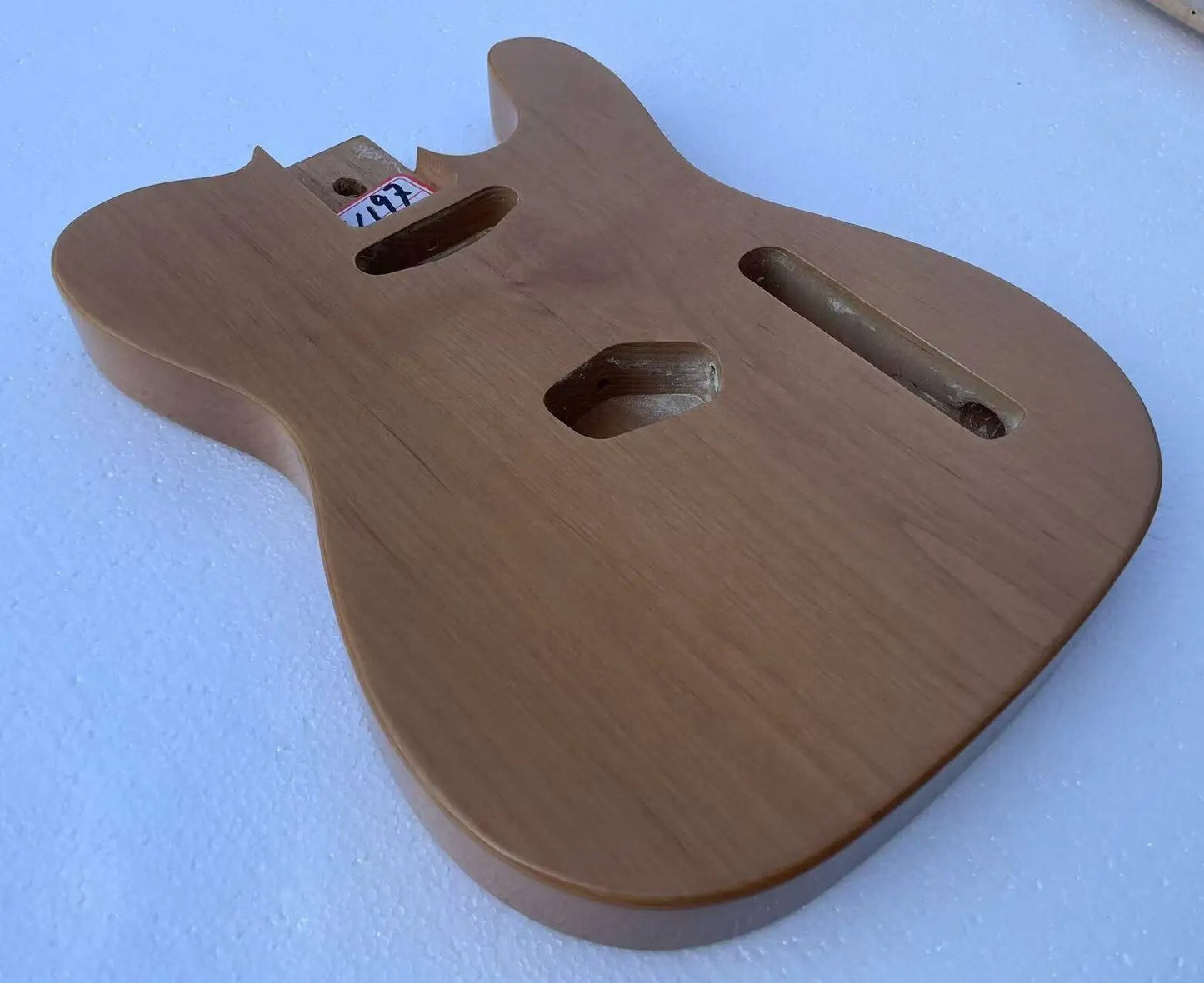 Natural Glossy Finish Alder Wood Single Cut Guitar Body Fit Telecaster Tele