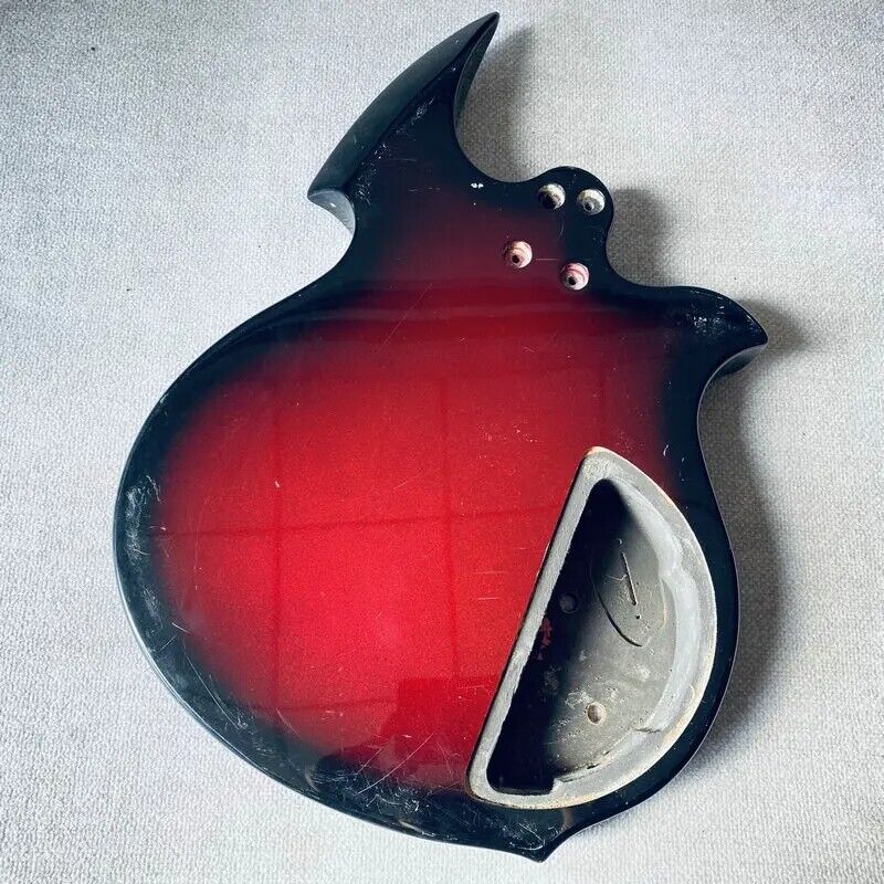 Red Burst Left Handed Guitar Basswood Body HH