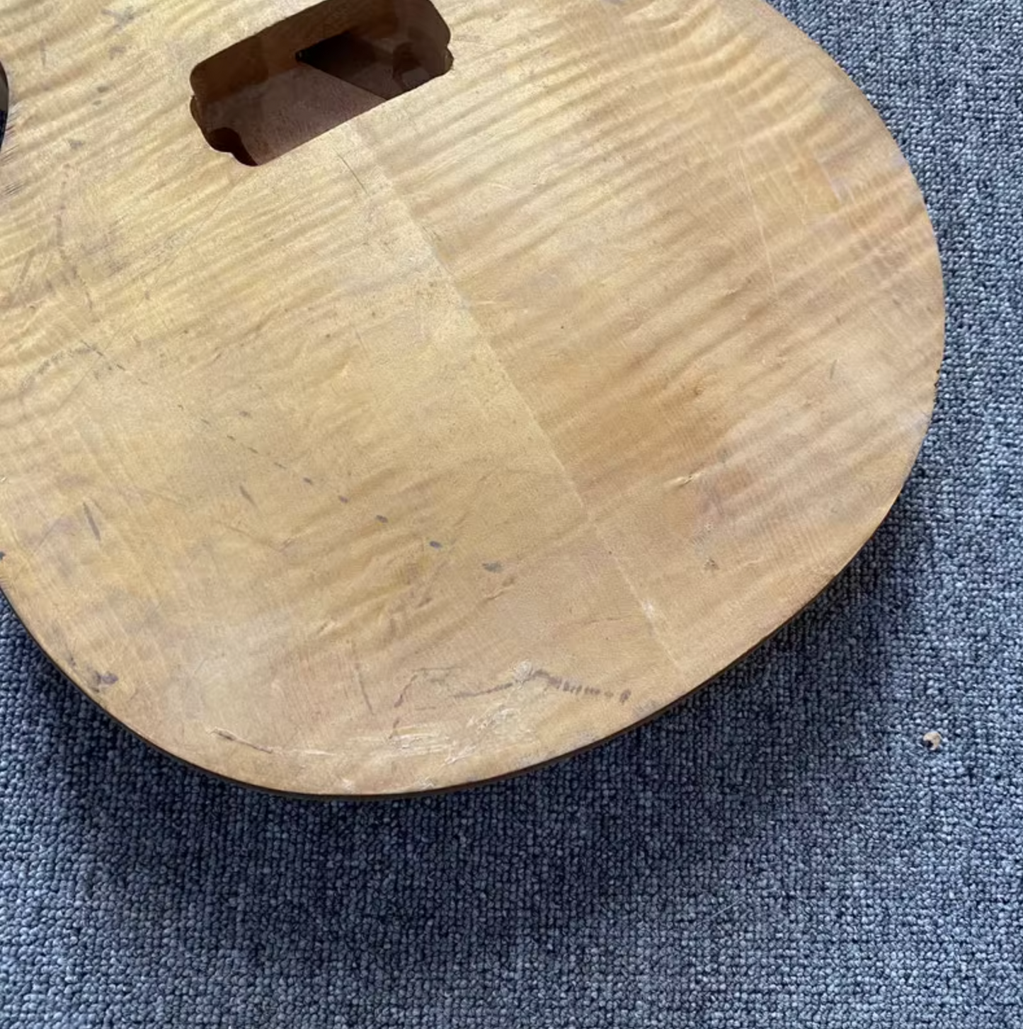 Tiger Maple Top Single Cut Mahogany Guitar Body Fit Les Paul LP