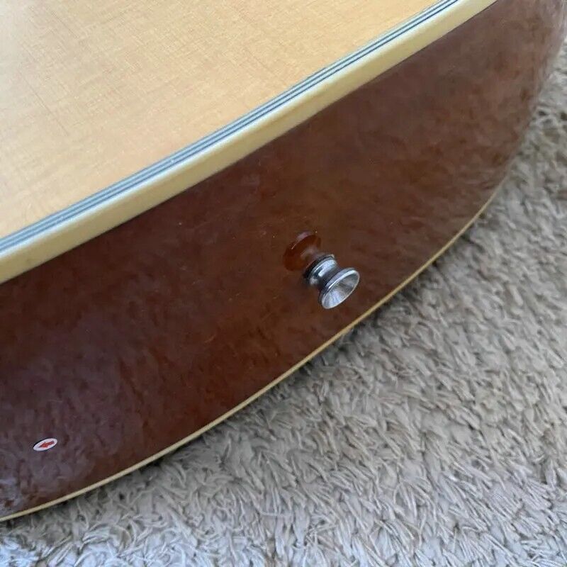12 String Electric Acoustic Guitar Spruce Maple Plywood Body, with Neck