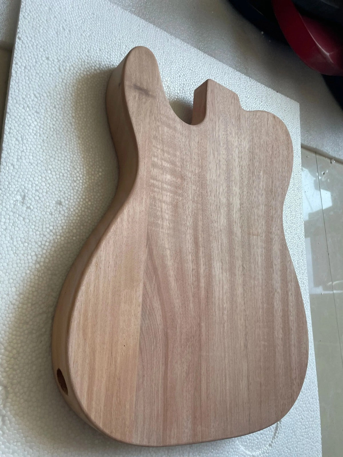 Unfinished Mahogany Wood Guitar Humbucker Body DIY Project Fit Telecaster Tele