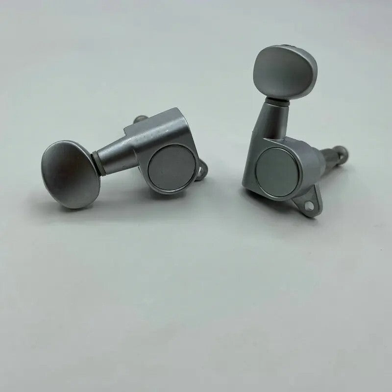 6R Satin Chrome Inline Guitar Machine heads Pegs Fit Ibanez,Fender,Peavey,Cort