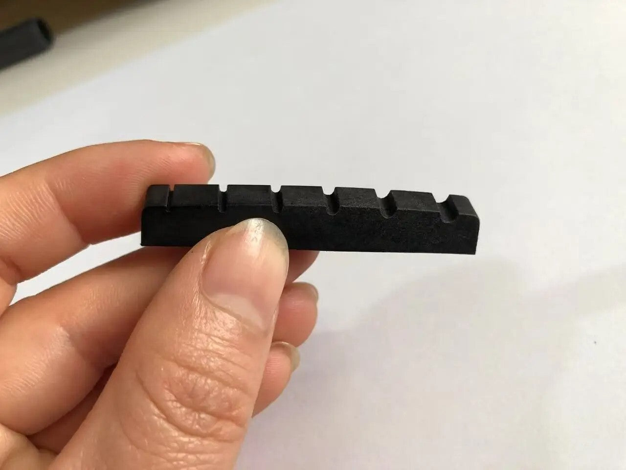 Plastic 6 String Electric Bass Slotted Nut 54MM Fit Ibanez,Warwick,Dean,ESP LTD