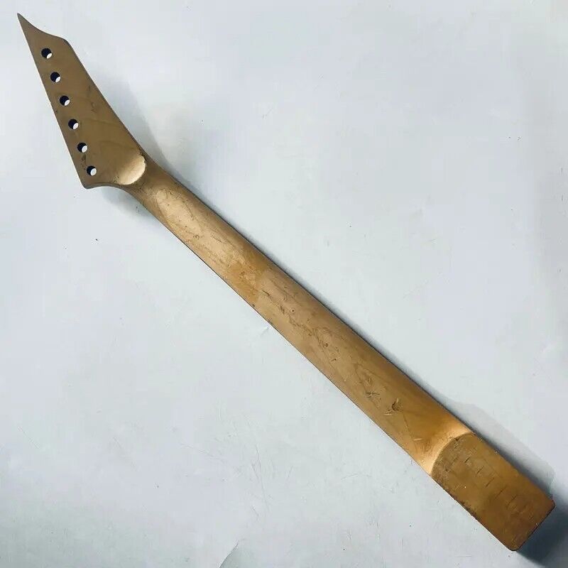 Black Maple Wood Guitar Neck, Rosewood 24 Frets Fingerboard DIY Project
