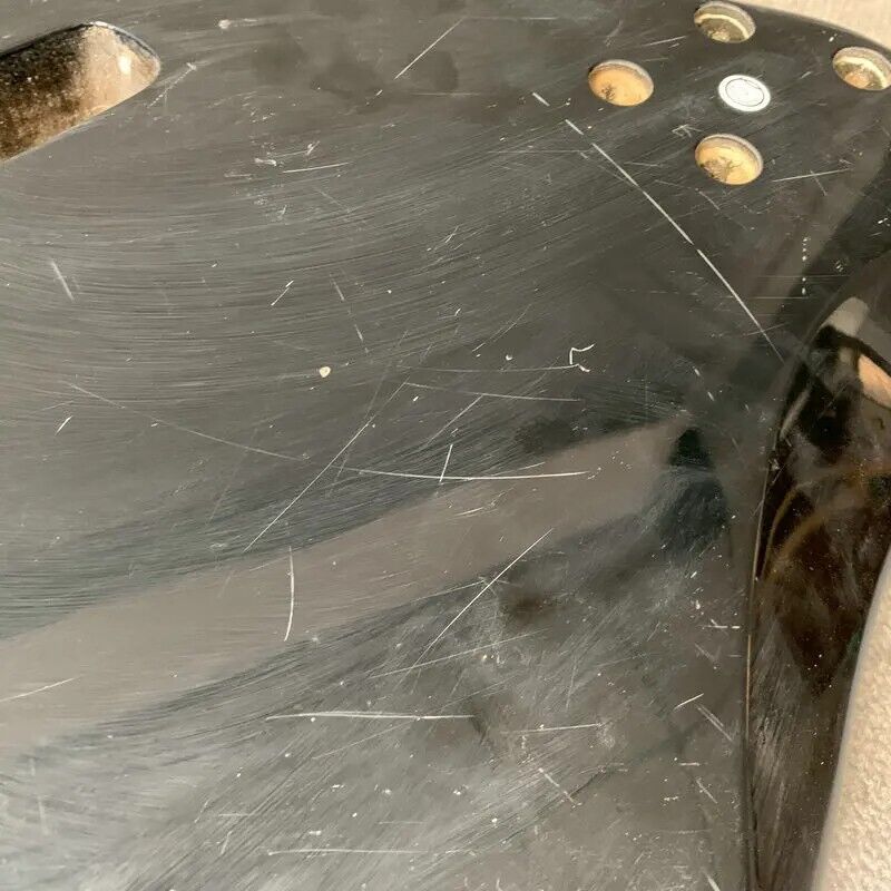 Black 4 String Electric Bass Basswood Body DIY Project