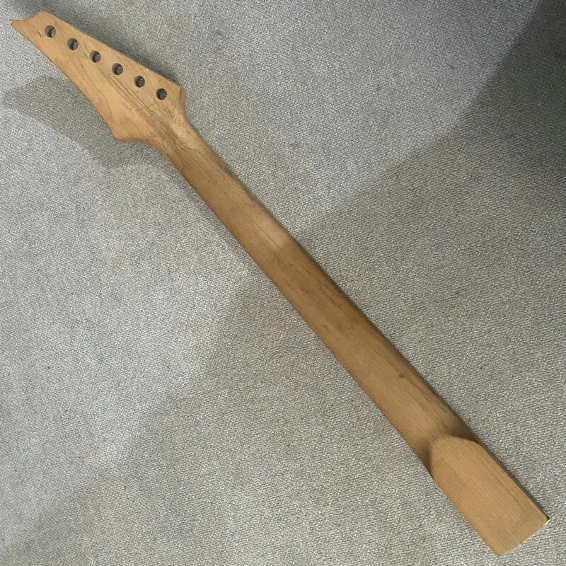Grey Maple Wood Electric Guitar Neck, Rosewood 24 Frets Fingerboard