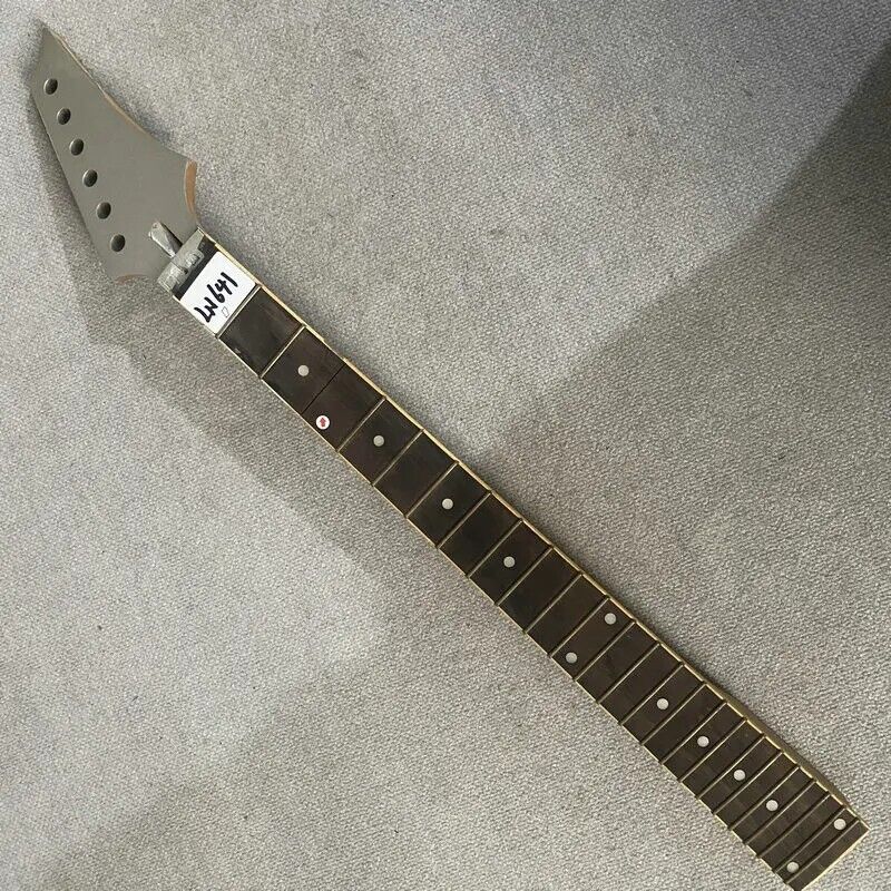 Grey Maple Wood Electric Guitar Neck, Rosewood 24 Frets Fingerboard
