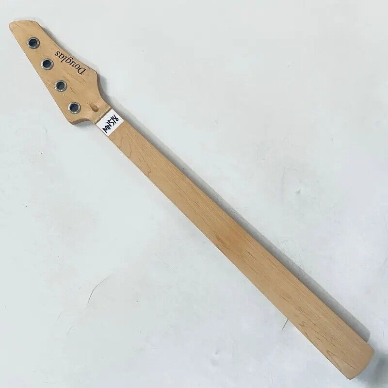 Fretless 4 String Electric Bass Maple Wood Neck DIY Project