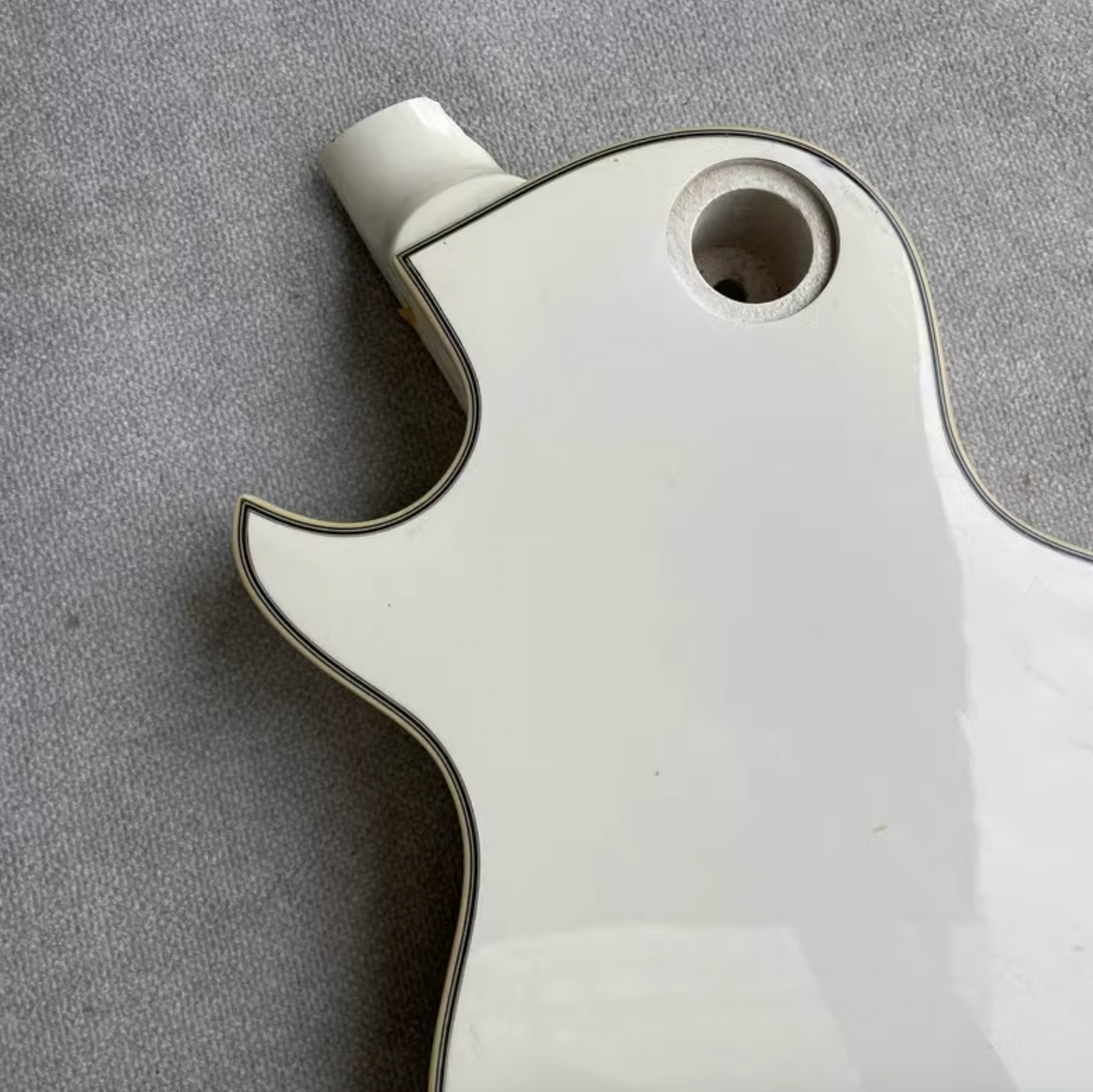 Glossy White Single Cut Basswood Guitar Body Fit LP Les Paul