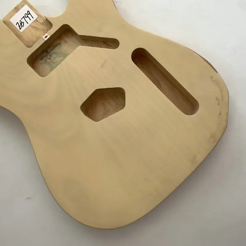 Ash Wood Single Cut Guitar DIY Project Body Fit Telecaster Tele