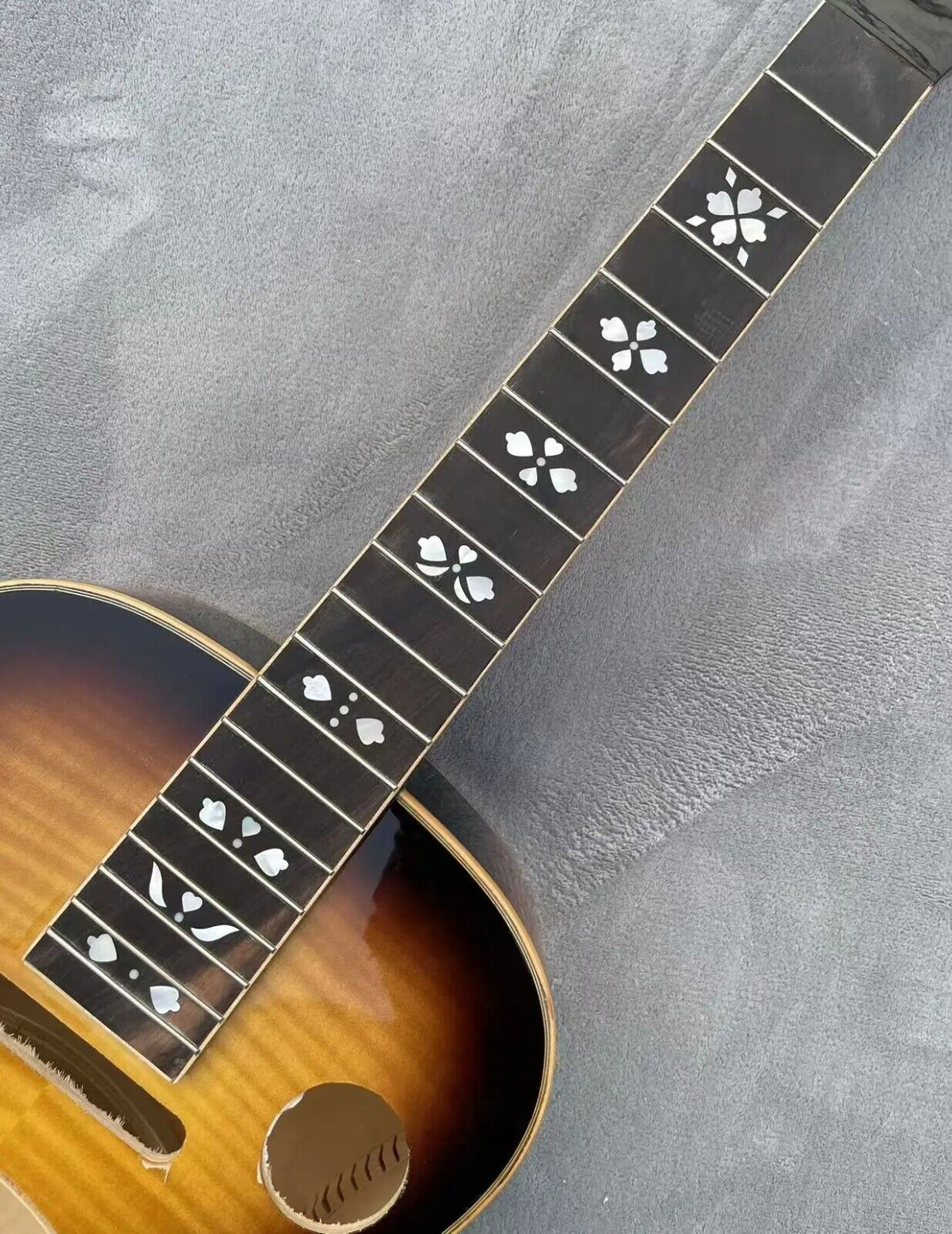 Custom DIY Project Dobro Resonator Guitar, Maple Neck, Rosewood Fingerboard