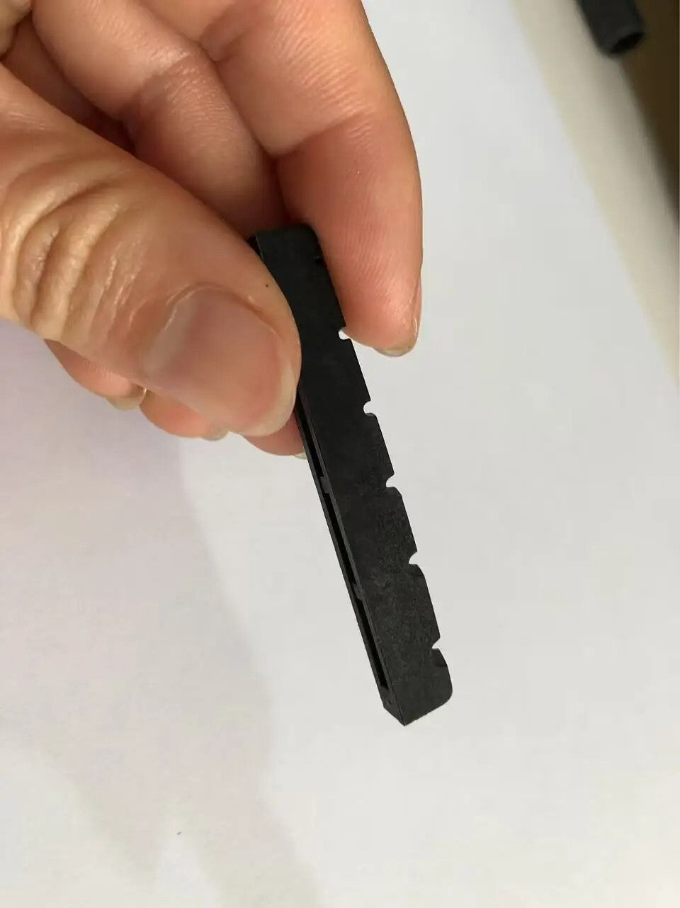 Plastic 6 String Electric Bass Slotted Nut 54MM Fit Ibanez,Warwick,Dean,ESP LTD