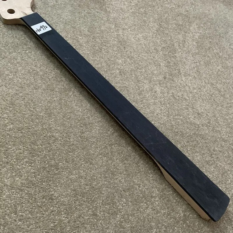 Fretless Rosewood Fingerboard 4 String Bass Uncut Maple Neck DIY Project