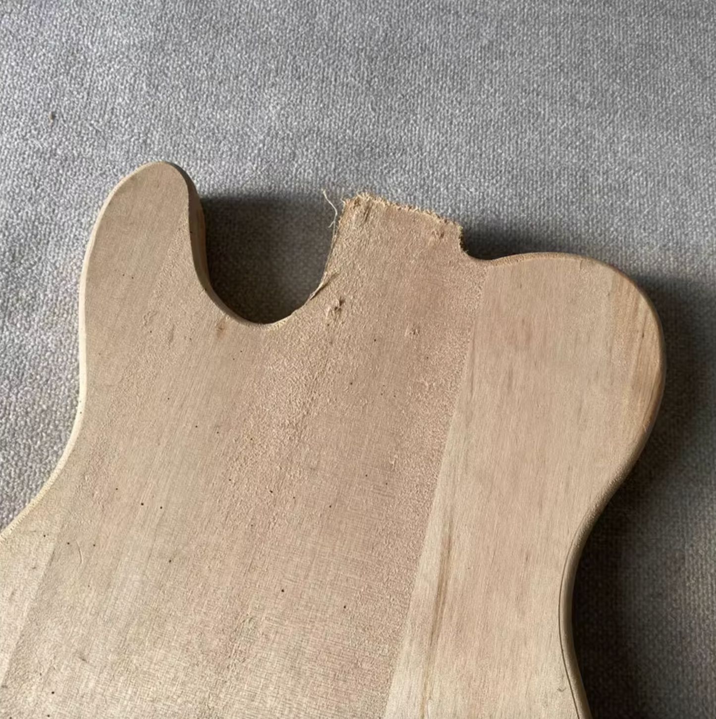 Unfinished Basswood Guitar Single Cut Body Fit Telecaster Tele