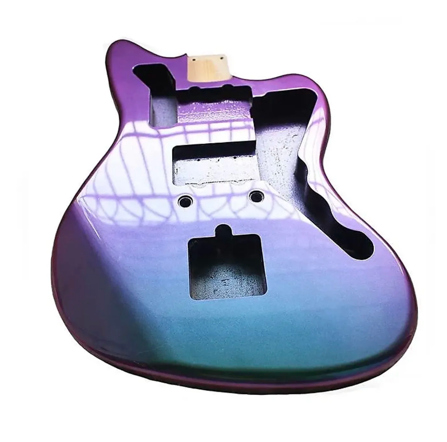 Alder Wood Guitar Body in Chameleon Green Finish Fit Jazzmaster Guitars