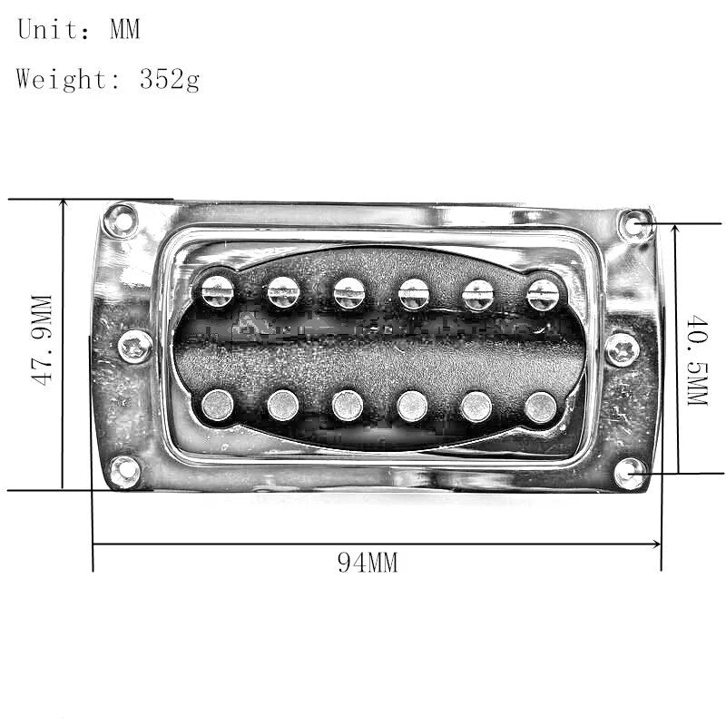 FirstAct Guitar Neck and Bridge Alnico Humbucker Pickups Set