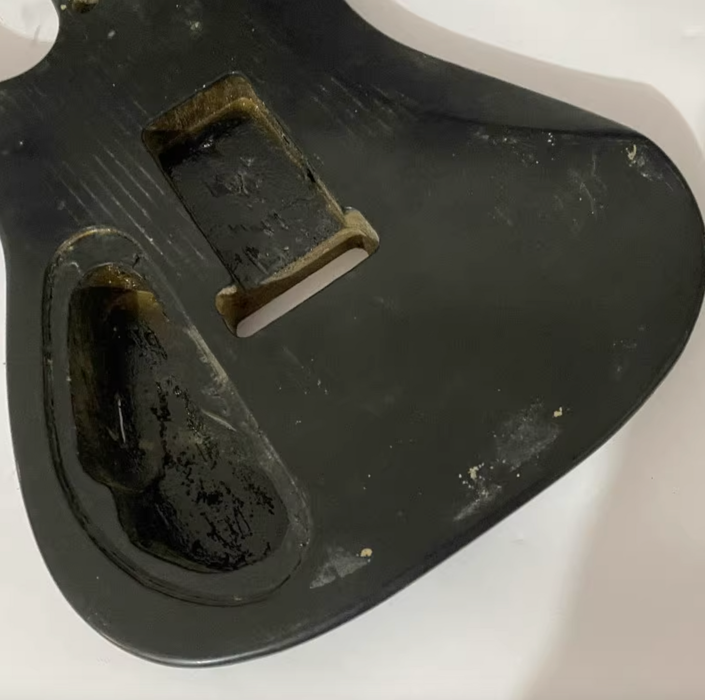 HSS Basswood Guitar DIY Project Body in Black