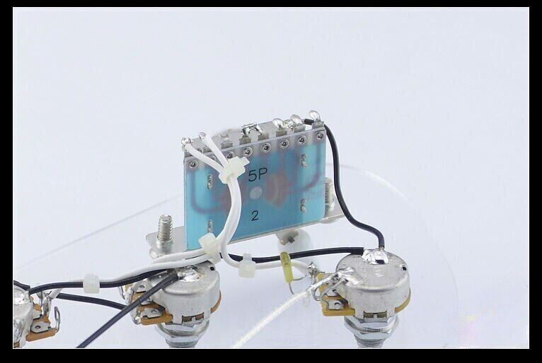 Electric Guitar Wiring Harness ( 3x 500K Pots + 5-Way Switch + Jack ) 1 Set For Stratocaster Strat