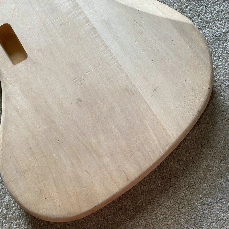 Unfinished 4 String Jazz Bass Basswood Body