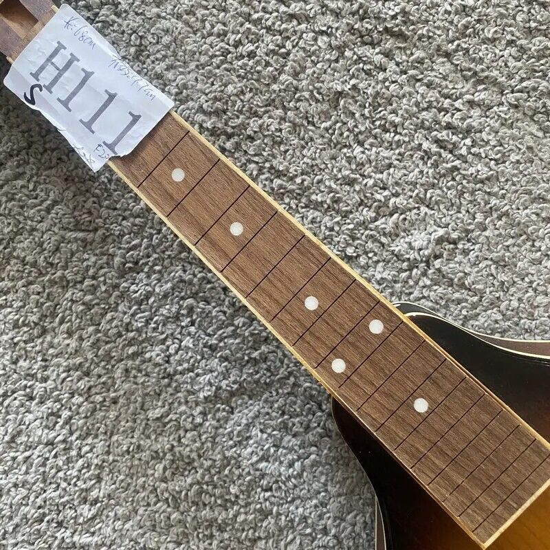 Spruce Wood Top 8 String Mandolin Body with Neck, Rosewood Fingerboard