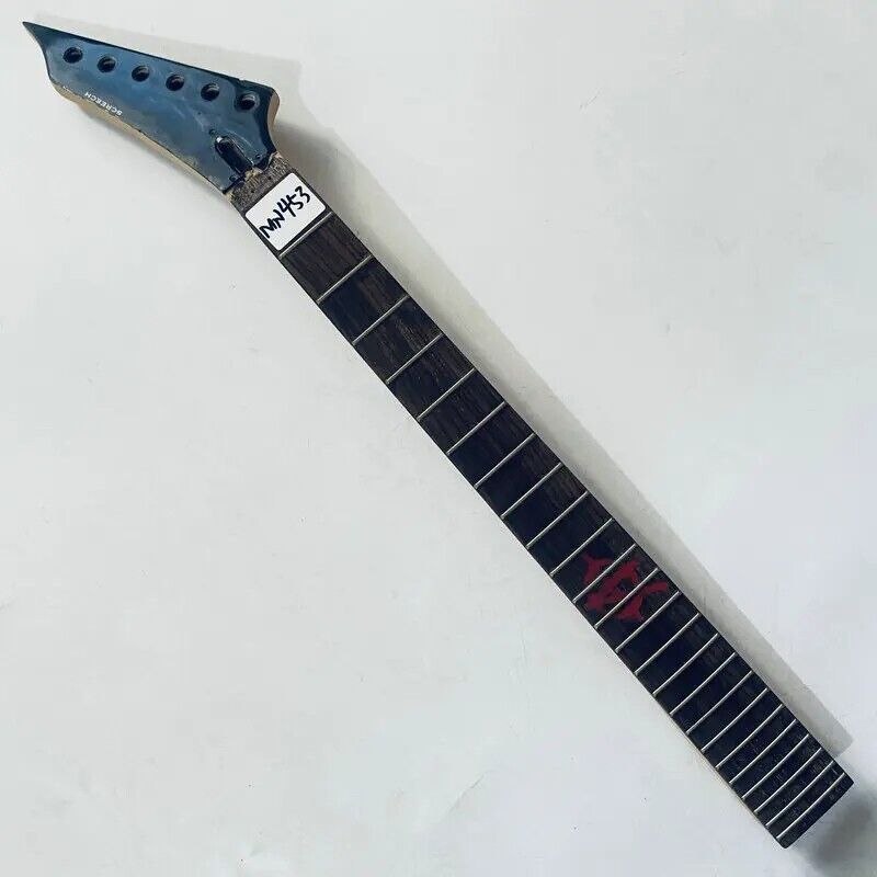 Black Reversed Headstock Guitar Maple Wood Neck, Rosewood 24 Frets Fingerboard