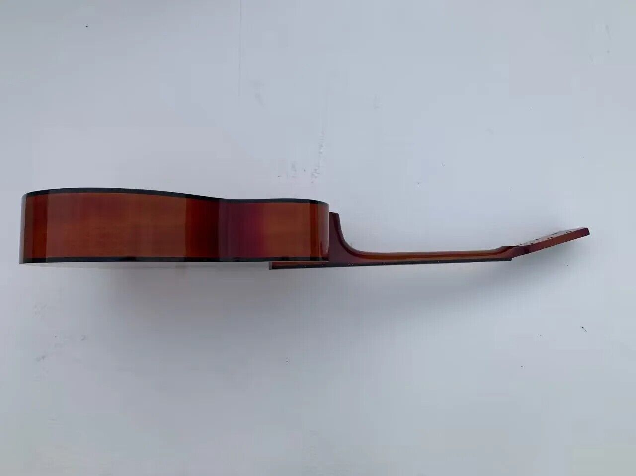 Cherry Burst DIY Dobro Resonator Guitar, Maple Neck, Rosewood Fretboard
