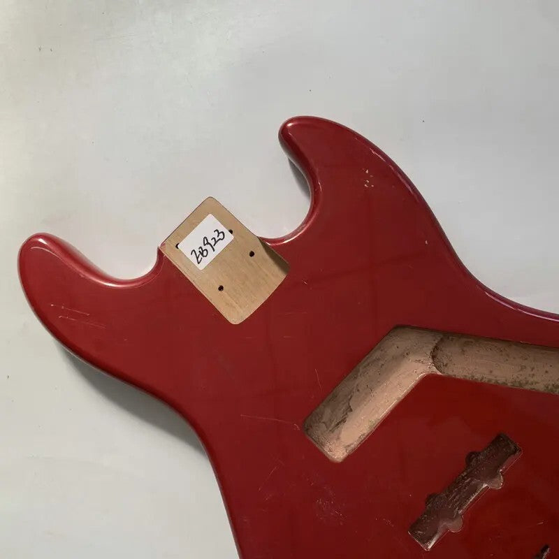 Red Okoume Wood 4 String Electric Bass Body Fit Jazz Bass