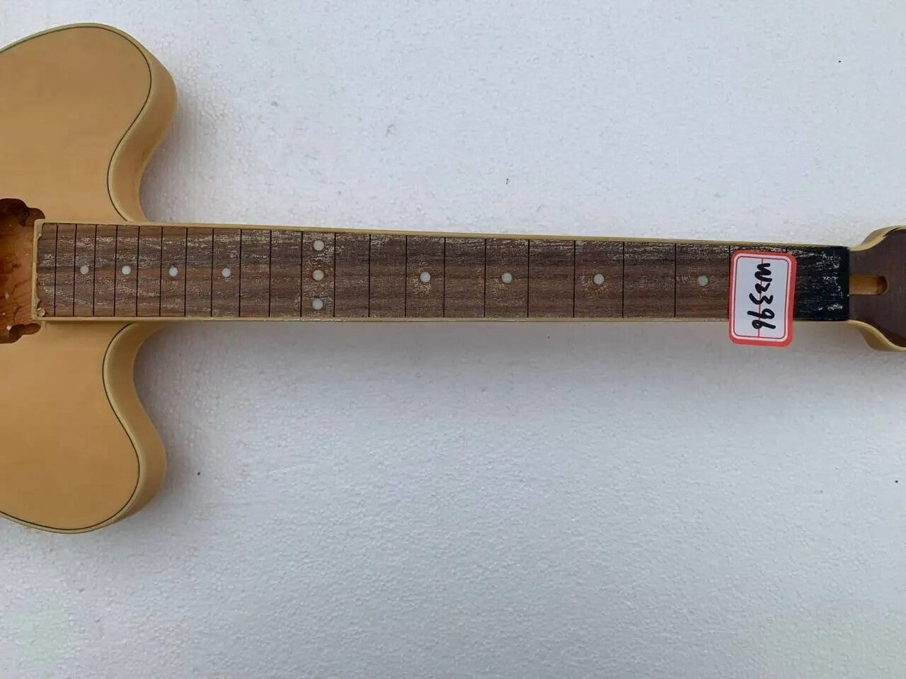 DIY Project Semi Hollow Jazz Guitar Body, with Maple Neck, Rosewood Fretboard