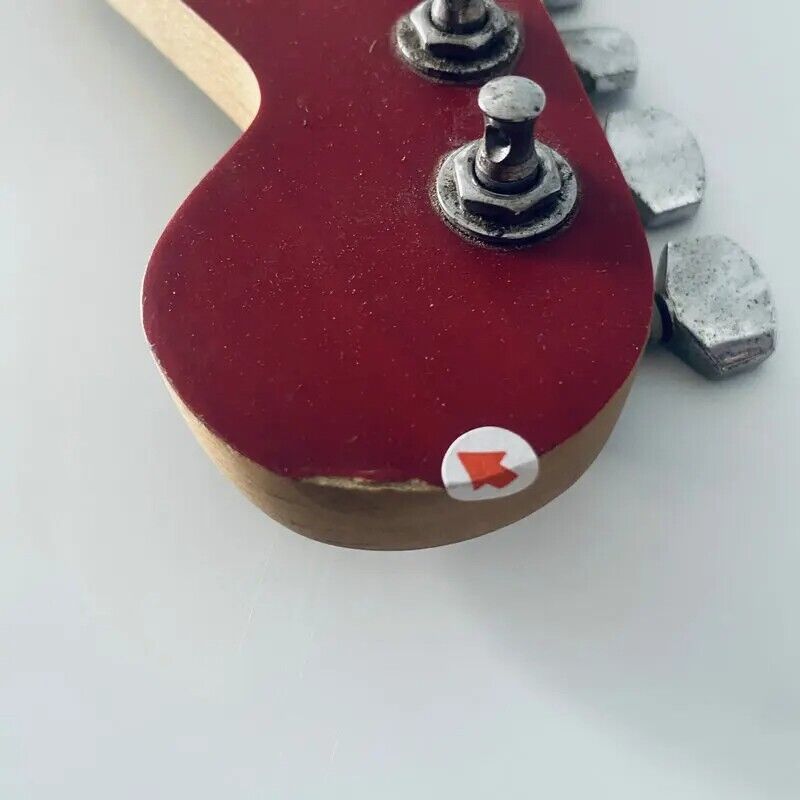 Red Electric Guitar Maple Wood Neck, Rosewood 22 Frets Fingerboard