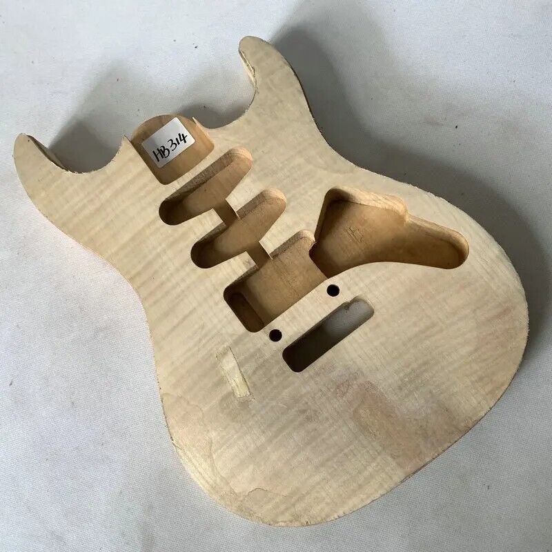 HSS Tiger Maple Top Guitar Basswood Body Fit Stratocaster Strat