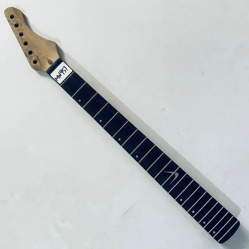 Custom Maple Wood DIY Project Guitar Neck, Rosewood 22 Frets Fingerboard