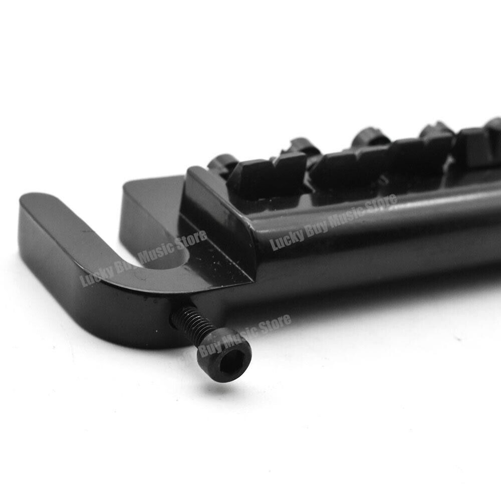 Black Guitar Tune O Matic Wraparound For Epiphone,Washburn,Ibanez,Cort,Rogue
