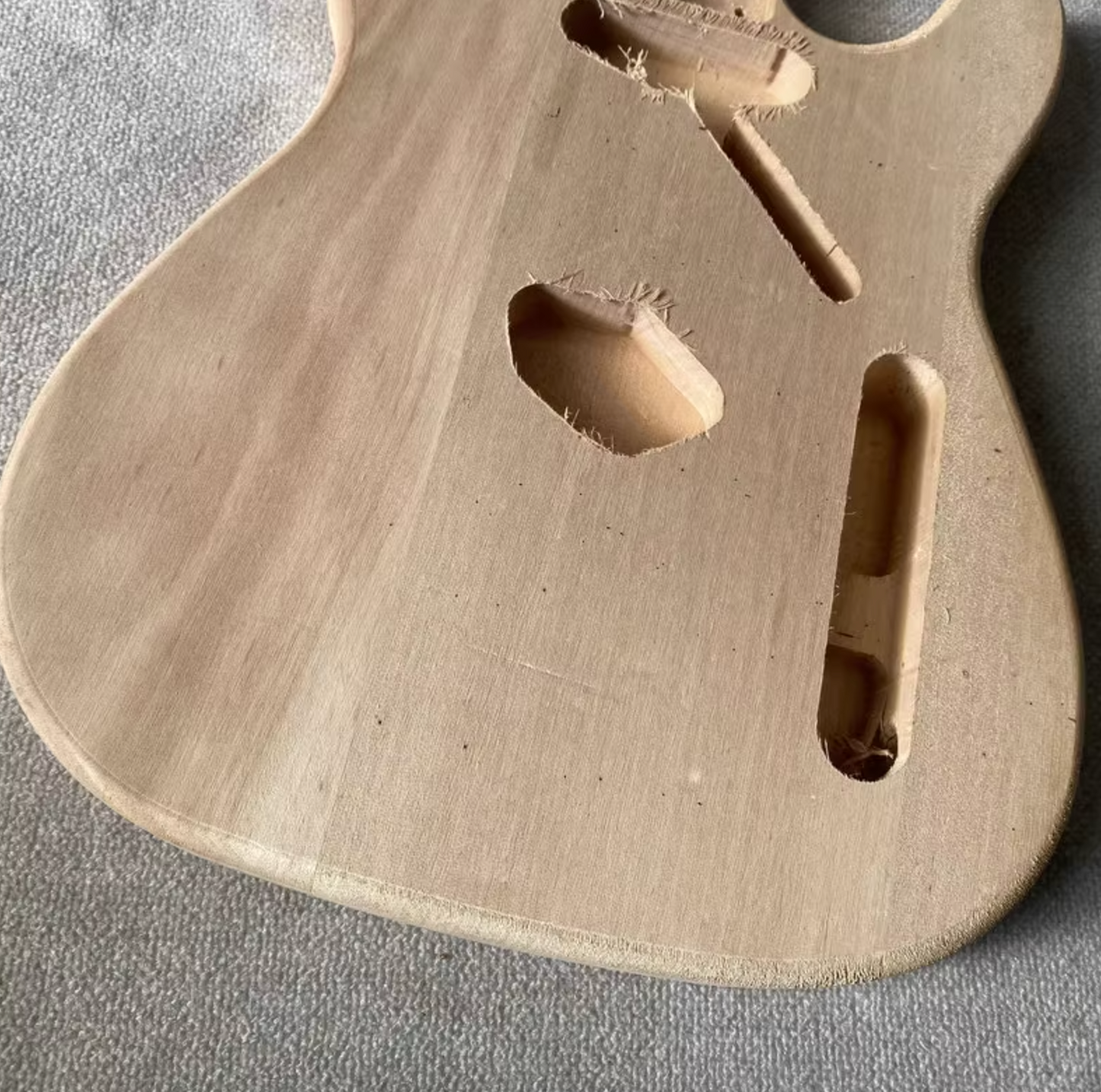 Unfinished Basswood Guitar Single Cut Body Fit Telecaster Tele