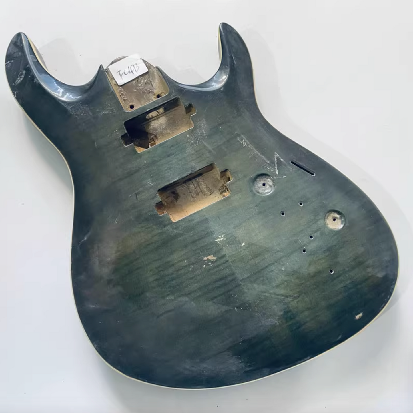 HH Basswood DIY Project Guitar Body with Tiger Maple Top