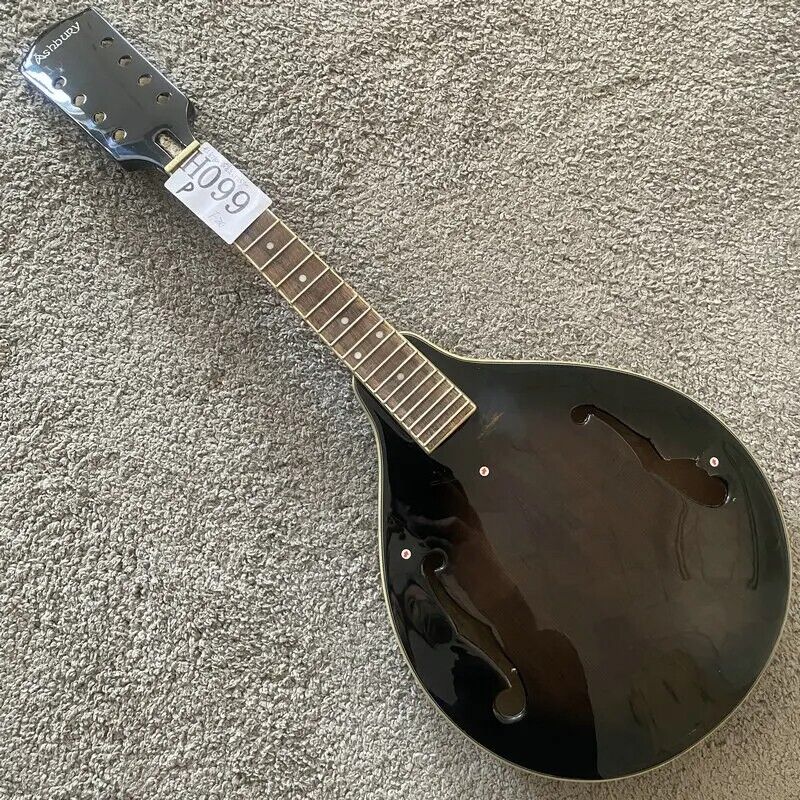 Sunburst 8 String Banjo Guitar, Maple Neck, Rosewood Fingerboard
