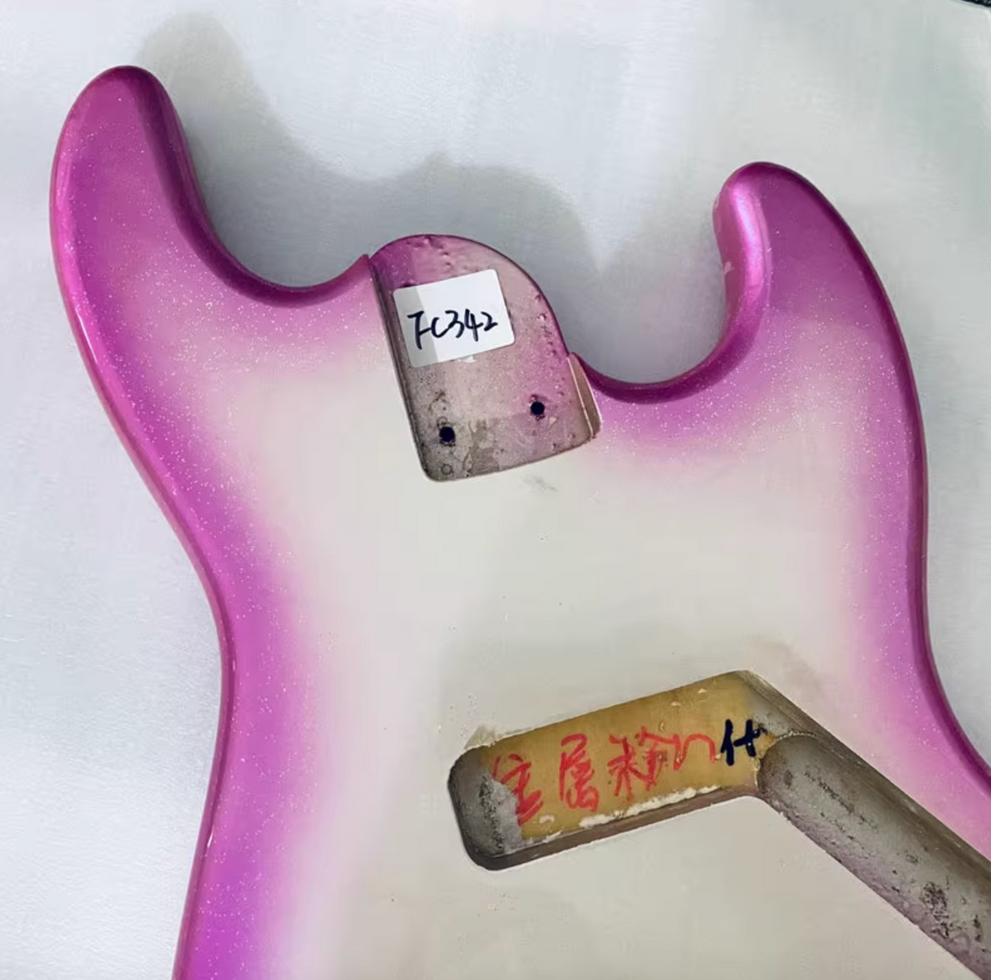 Sparkling Purple Burst 4 String Bass Basswood Body Fit Jazz Bass