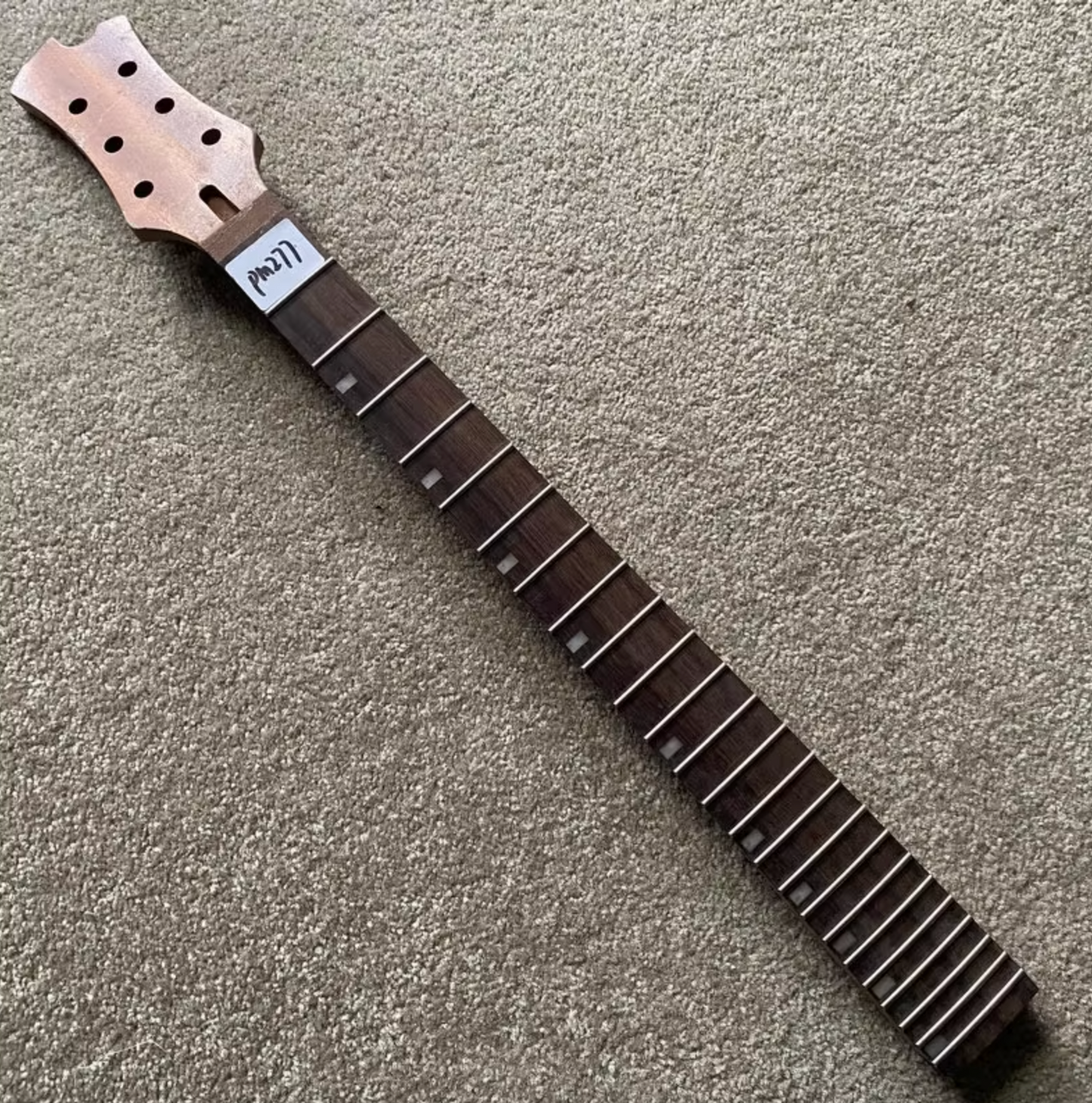 DIY Project Mahogany Wood Guitar Neck, Rosewood Fingerboard Fit Les Paul LP
