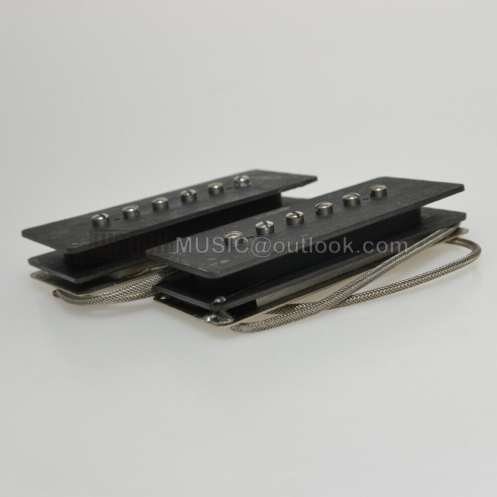 Alnico 5 Cream Guitar Soapbar Pickups Set For Fender Jazzmaster