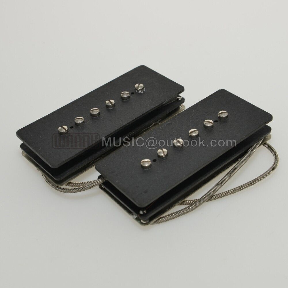 Alnico 5 Cream Guitar Soapbar Pickups Set For Fender Jazzmaster