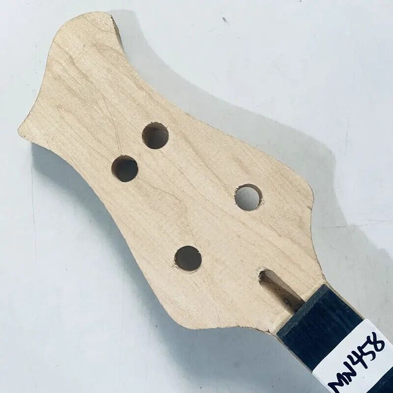 DIY Project Maple Wood 4 String Bass Neck, Rosewood 21 Frets Fingerboard