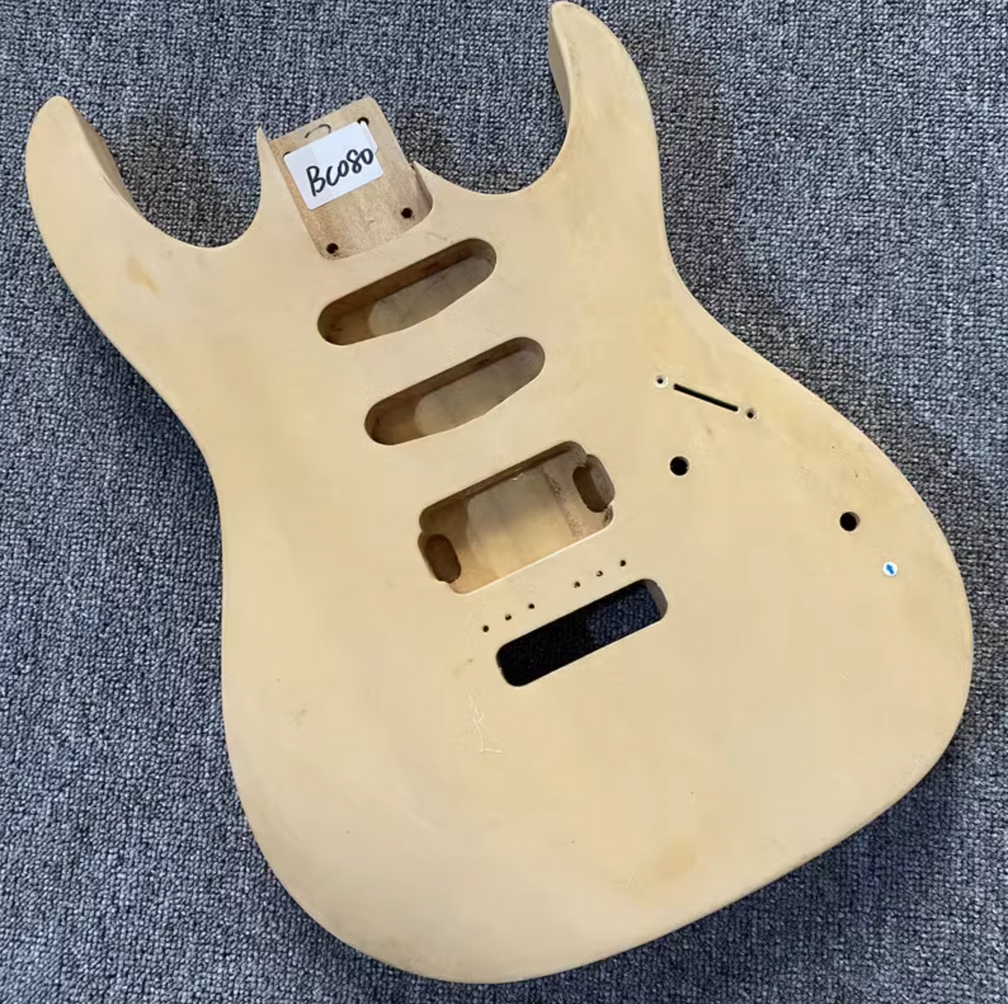 Solid Basswood HSS Guitar Body DIY Project